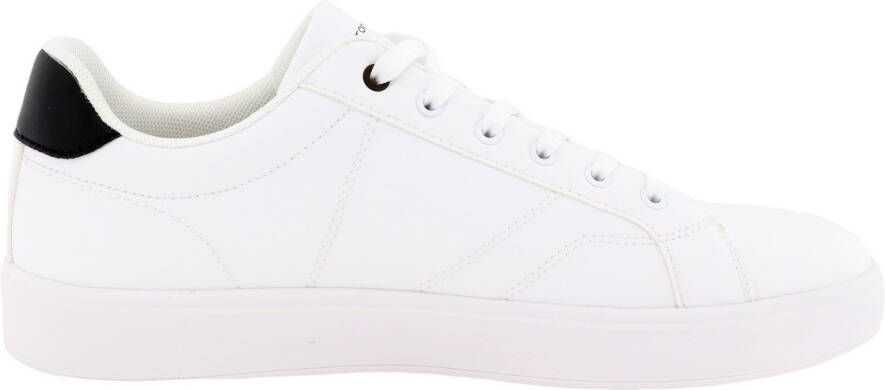 Tom Tailor Sneakers contrastaccent aan de hiel vrijetijdsschoen lage schoen veterschoen