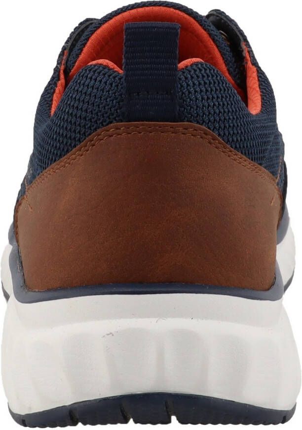 Tom Tailor Sneakers met sleehak vrijetijdsschoen lage schoen veterschoen met merklabel