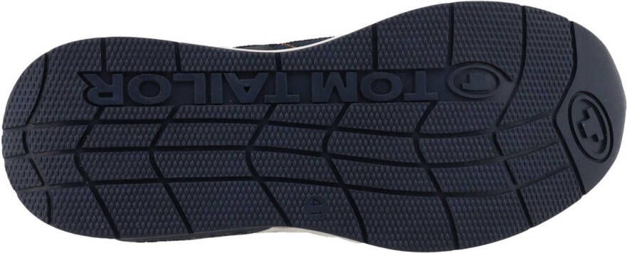 Tom Tailor Sneakers met sleehak vrijetijdsschoen lage schoen veterschoen met merklabel