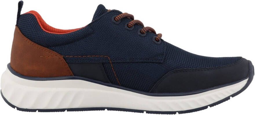 Tom Tailor Sneakers met sleehak vrijetijdsschoen lage schoen veterschoen met merklabel