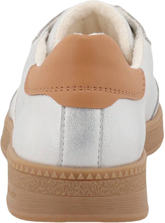 Tom Tailor Sneakers veterschoenen vrijetijdsschoen lage schoen met contrastafwerking op de hiel