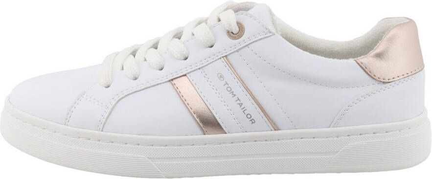 Tom Tailor Sneakers vrijetijdsschoen lage schoen veterschoen contrastafwerking aan de hak