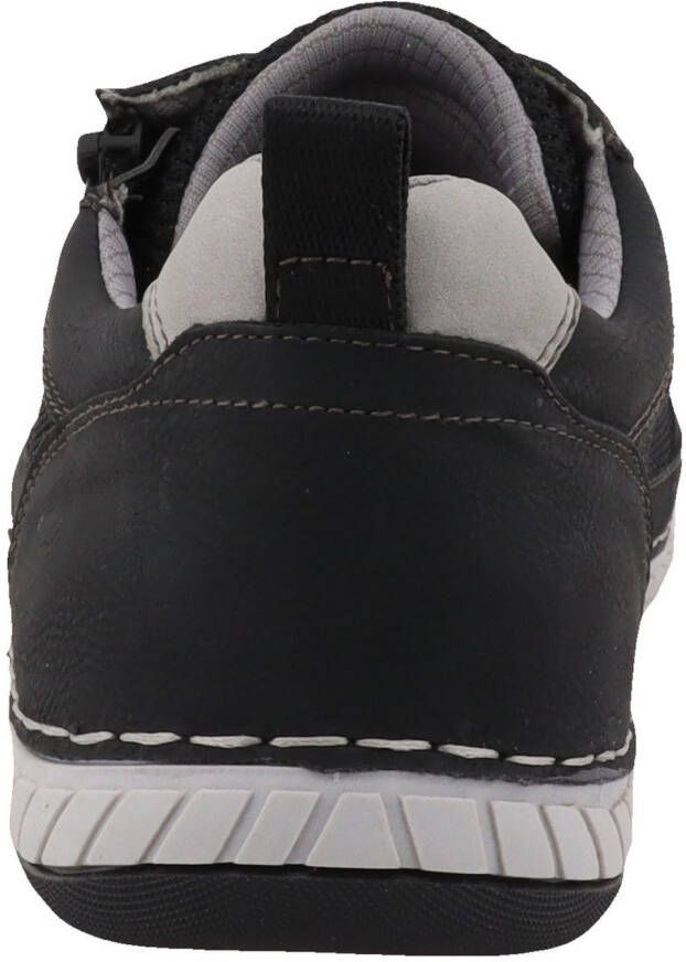 Tom Tailor Sneakers vrijetijdsschoen lage schoen veterschoen met contrast-raamnaad