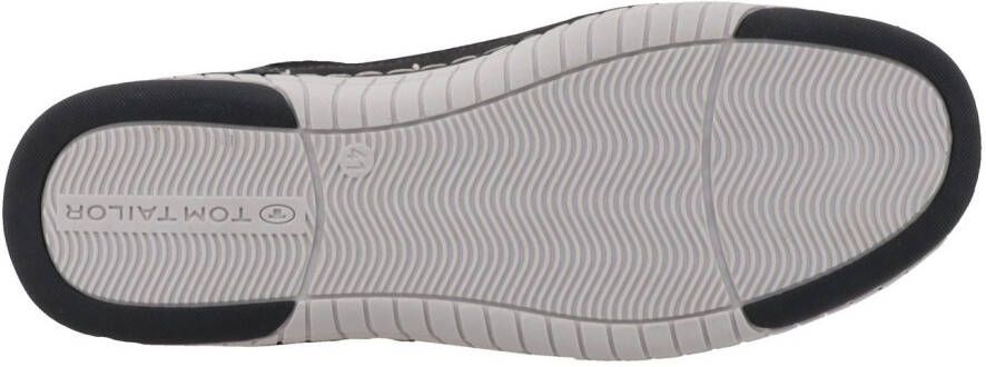 Tom Tailor Sneakers vrijetijdsschoen lage schoen veterschoen met contrast-raamnaad