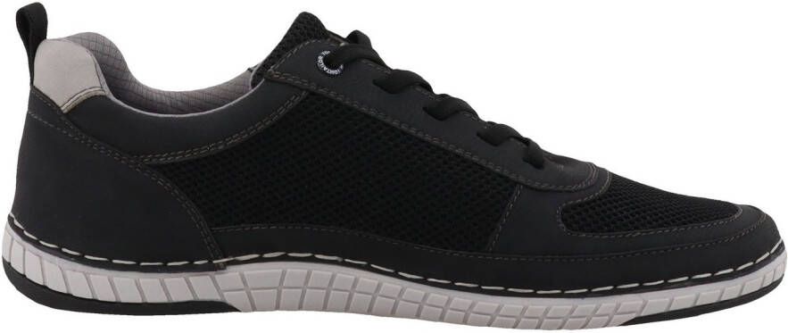 Tom Tailor Sneakers vrijetijdsschoen lage schoen veterschoen met contrast-raamnaad