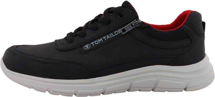 Tom Tailor Sneakers vrijetijdsschoen lage schoen veterschoen met logo-opdruk