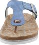 Tom Tailor Teenslippers flats zomerschoen dianette strand schoen in jeans-look - Thumbnail 5