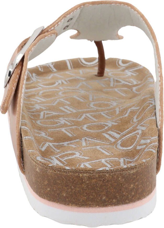 Tom Tailor Teenslippers Greta zomerschoen dianette slippers met t-logo-niet