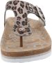 Tom Tailor Teenslippers zomerschoen dianette flats in leeuw-look - Thumbnail 4