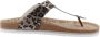 Tom Tailor Teenslippers zomerschoen dianette flats in leeuw-look - Thumbnail 5