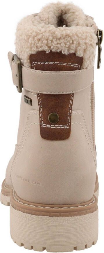 Tom Tailor Winterlaarzen Werkschoenen hiking boot met blokhak