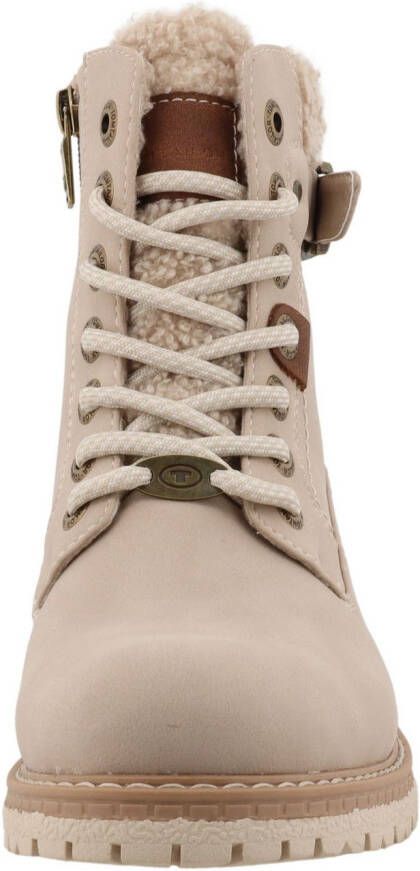 Tom Tailor Winterlaarzen Werkschoenen hiking boot met blokhak