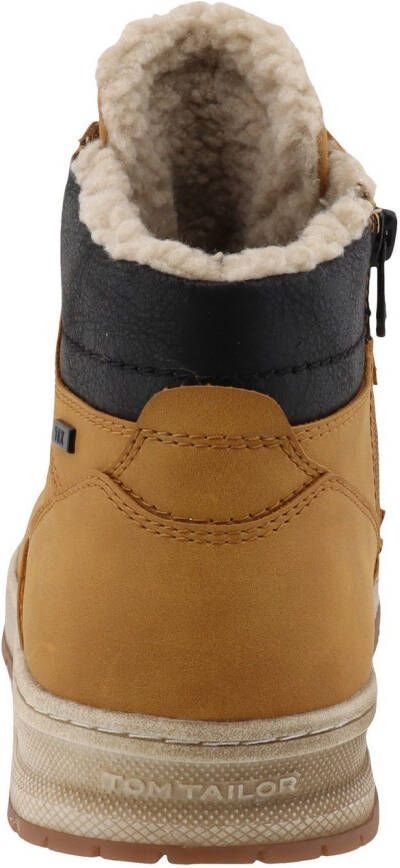 Tom Tailor Winterlaarzen plateau veterschoenen high-top sneaker met binnenrits
