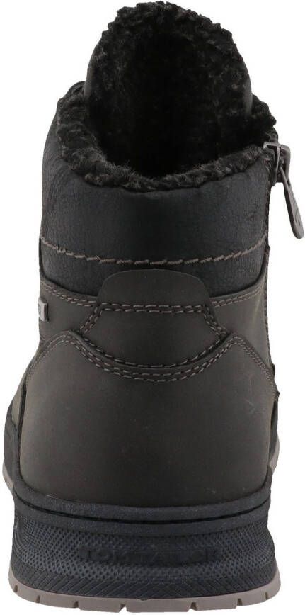 Tom Tailor Winterlaarzen plateau veterschoenen high-top sneaker met binnenrits
