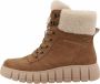 Tom Tailor Winterlaarzen sleehak plateau winterenkellaarsjes veterschoenen rits - Thumbnail 4