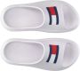 Tommy Hilfiger Platte PVC Logo Muilezel Schoenen White Dames - Thumbnail 16