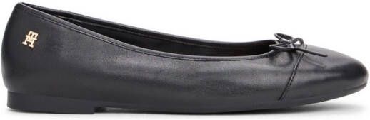 Tommy Hilfiger Ballerina's TOE CAP LEATHER BALLERINA