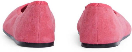Tommy Hilfiger Ballerina's TH HARDWARE SUEDE BALLERINA flats zakelijke schoen comfortschoen instapschoen met th-logo