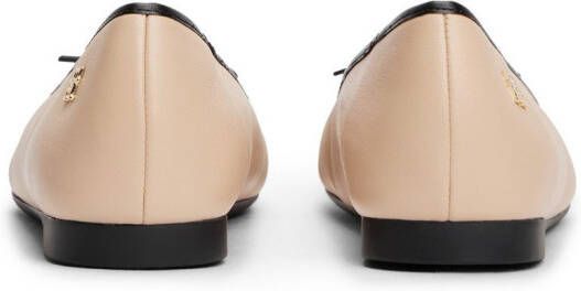 Tommy Hilfiger Ballerina's TOE CAP LEATHER BALLERINA