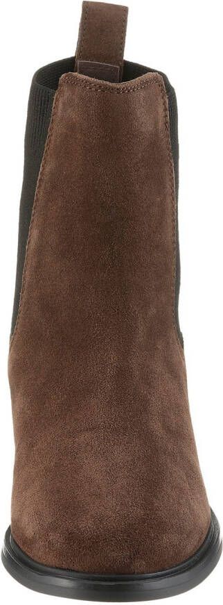 Tommy Hilfiger Chelsea-boots FLAG SUEDE CHELSEA BOOT enkellaarsjes zakelijke schoen met hardcover vlag op de hiel