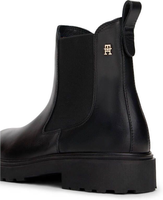 Tommy Hilfiger Chelsea-boots TH LEATHER CLEATED CHELSEA