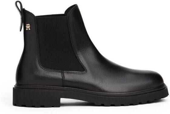 Tommy Hilfiger Chelsea-boots TH LEATHER CLEATED CHELSEA