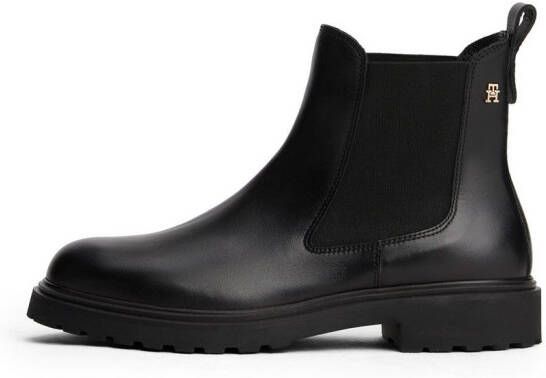 Tommy Hilfiger Chelsea-boots TH LEATHER CLEATED CHELSEA