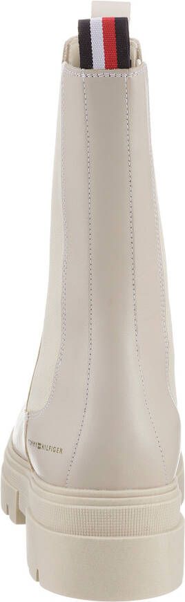 Tommy Hilfiger Chelsea-boots MONOCHROMATIC CHELSEA BOOT met stretchinzetten