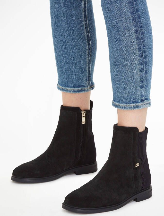 Tommy Hilfiger Chelsea-boots TOMMY ESSENTIALS BOOT met praktische rits aan de binnenkant