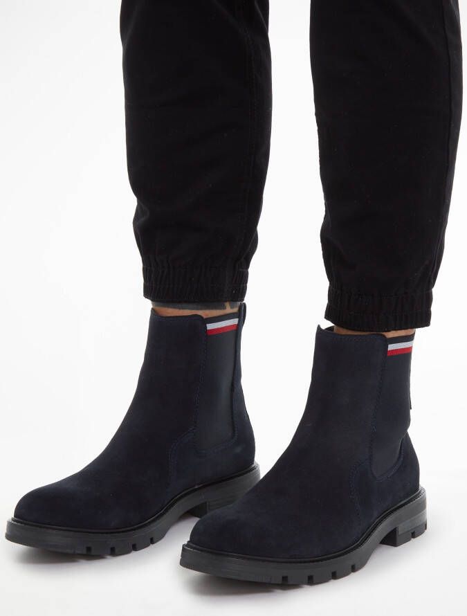 Tommy Hilfiger Chelsea-boots CORPOARTE HILFIGER SUEDE CHELSEA