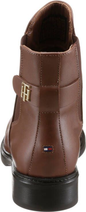 Tommy Hilfiger Chelsea-boots TH LEATHER FLAT BOOT