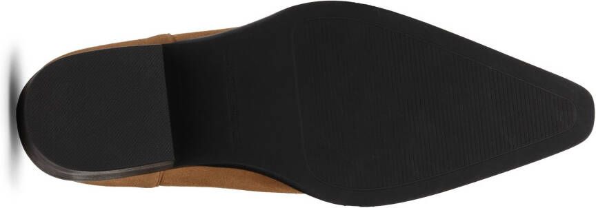 Tommy Hilfiger Cowboylaarsjes TH SUEDE COWBOY BOOT hakken western enkellaars laarzen in spitse vorm
