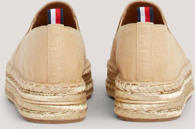 Tommy Hilfiger Espadrilles TH EMBROIDERED GOLD FLATFORM