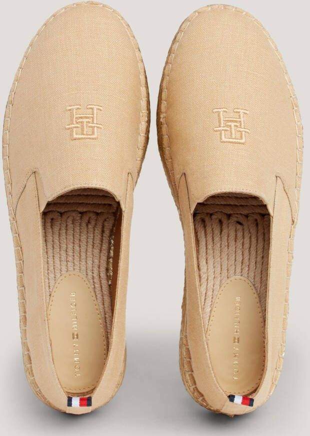 Tommy Hilfiger Espadrilles TH EMBROIDERED GOLD FLATFORM