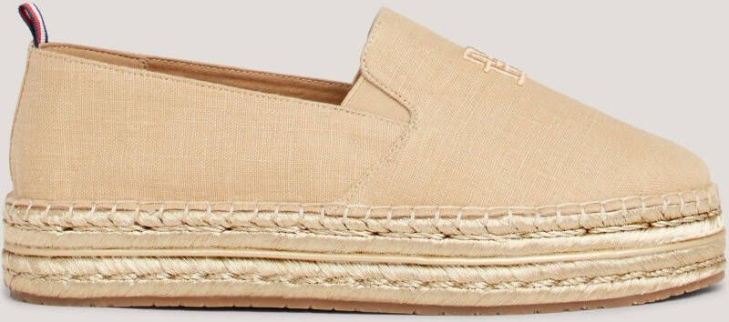 Tommy Hilfiger Espadrilles TH EMBROIDERED GOLD FLATFORM