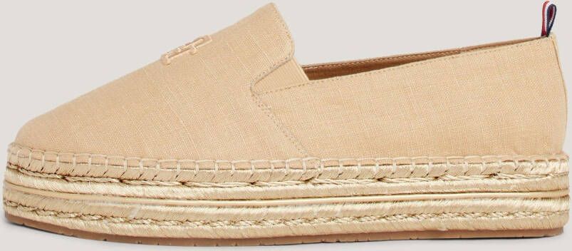 Tommy Hilfiger Espadrilles TH EMBROIDERED GOLD FLATFORM