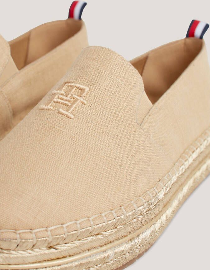 Tommy Hilfiger Espadrilles TH EMBROIDERED GOLD FLATFORM