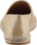 Tommy Hilfiger Beige Platte Espadrilles Oogst Tarwe Beige Dames - Thumbnail 7