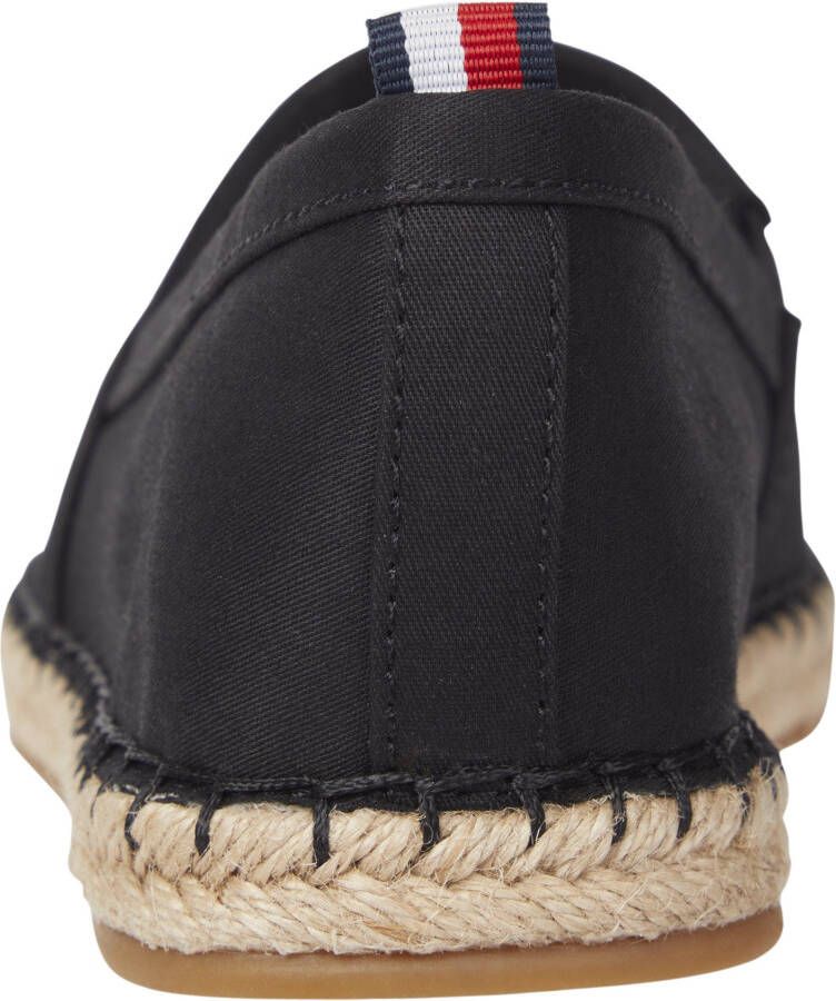 Tommy Hilfiger Espadrilles BASIC TOMMY FLAT ESPADRILLE Zomerschoen slides loafer met geborduurd logo-vlag