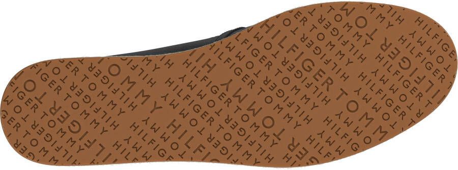 Tommy Hilfiger Espadrilles BASIC TOMMY FLAT ESPADRILLE Zomerschoen slides loafer met geborduurd logo-vlag