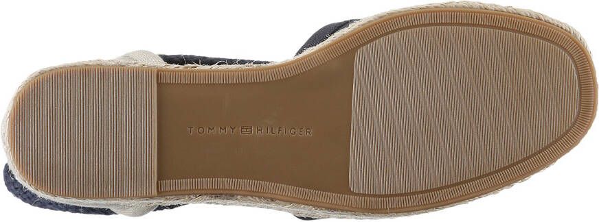 Tommy Hilfiger Espadrilles CLOSED TOE LINEN FLATFORM