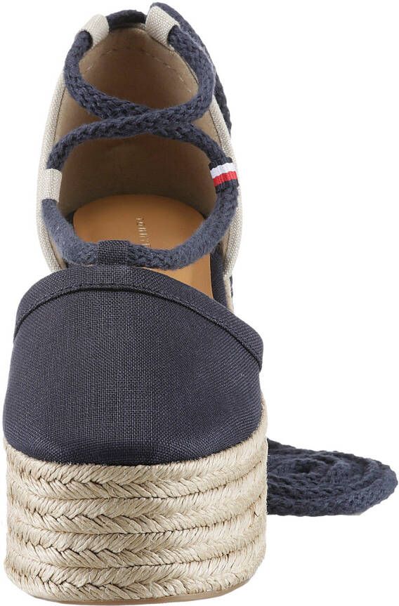 Tommy Hilfiger Espadrilles CLOSED TOE LINEN FLATFORM