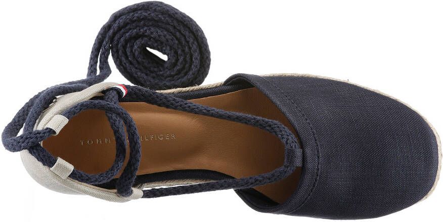 Tommy Hilfiger Espadrilles CLOSED TOE LINEN FLATFORM