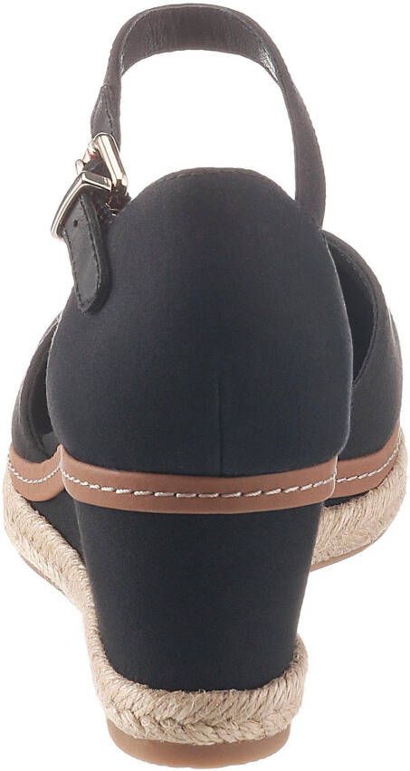 Tommy Hilfiger Gesppumps BASIC CLOSED TOE MID WEDGE sandaal met bandjes sleehak zomerschoen met verstelbare gesp - Foto 10