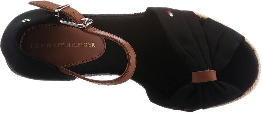 Tommy Hilfiger Highheel sandaaltjes BASIC OPENED TOE HIGH WEDGE