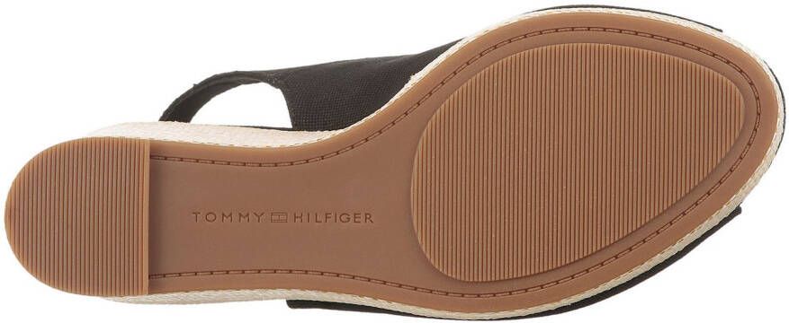 Tommy Hilfiger Highheel sandaaltjes FLAG HIGH WEDGE ESPAD SLINGBACK