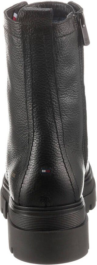 Tommy Hilfiger Hoge veterschoenen MONOCHROMATIC LACE UP BOOT met logoprint