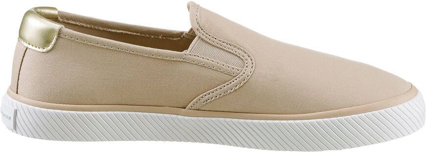 Tommy Hilfiger Instappers ESSENTIAL SLIP-ON SNEAKER met stretchinzetten