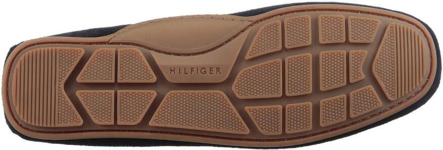 Tommy Hilfiger Instappers CASUAL HILFIGER SUEDE DRIVER loafers businessschoen mocassin met sierriem smalle vorm