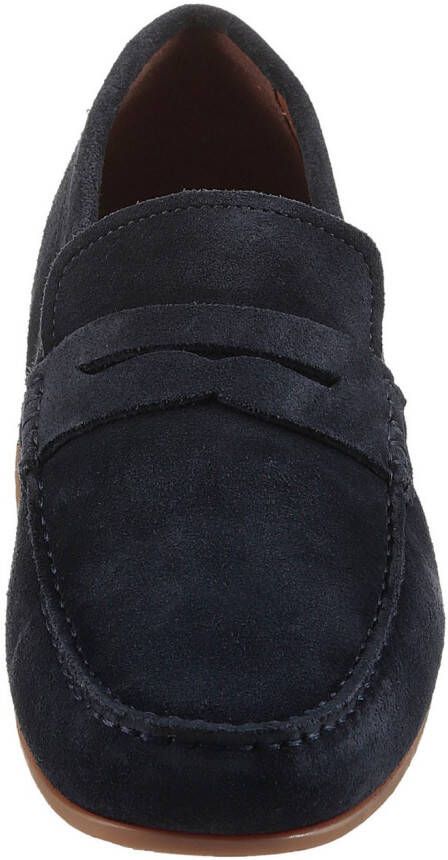 Tommy Hilfiger Instappers CASUAL HILFIGER SUEDE DRIVER loafers businessschoen mocassin met sierriem smalle vorm